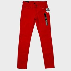 Gap Premium Red 0 24 Premium Skinny Jeans NEW NWT